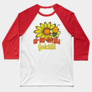 Unbelievable Godchild Sunflowers and Bees Baseball T-Shirt